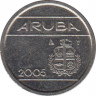 Монета. Аруба. 5 центов 2005 год. ав.