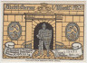 Бона. Нотгельд. Германия. Город Херне. 50 пфеннигов 1921 год. Вариант 602.1.1. ав.