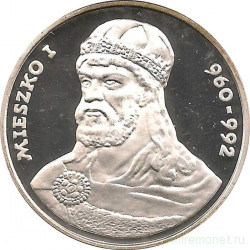 Монета. Польша. 200 злотых 1979 год. Польские правители - князь Мешко I.