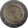 Монета. Германия. 2 евро 2015 год. 30 лет флагу ЕС. (D). ав.