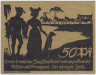 Бона. Нотгельд. Германия. Курорт Шмидеберг. 50 пфеннигов 1921 год. Вариант 1186.1.а.4. рев.