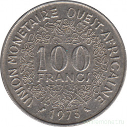 Монета. Западноафриканский экономический и валютный союз (ВСЕАО). 100 франков 1973 год.