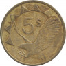 Монета. Намибия. 5 долларов 1993 год. рев.