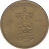 Монета. Дания. 1 крона 1949 год. ав.