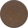 Монета. Цейлон (Шри-Ланка). 1 цент 1943 год. рев.