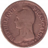 Монета. Франция. 1 десим 1796 год. UN DÉCIME. A.