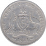 Монета. Австралия. 1 флорин (2 шиллинга) 1911 год. ав.