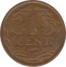 Монета. Кюрасао (Нидерландские Антилы). 1 цент 1947 год. рев.