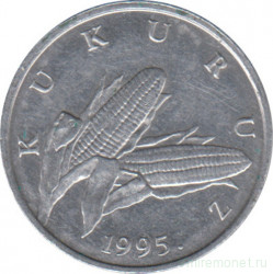 Монета. Хорватия. 1 липа 1995 год.