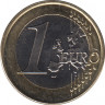  Монета. Словения. 1 евро 2007 год. рев.