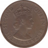 Монета. Британские Восточные Карибские территории. 2 цента 1961 год. рев.
