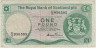Банкнота. Великобритания. Шотландия. "Royal Bank of Scotland PLC". 1 фунт 1985 год. Тип 341b. ав.
