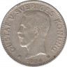 Монета. Швеция. 2 кроны 1934 год. ав.