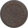 Монета. Германия (Германская империя 1871-1922). 10 пфеннигов 1916 год. Магнитная. (А). рев.