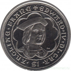 Монета. Великобритания. Британские Виргинские острова. 1 доллар 2008 год. Короли Англии. Эдуард IV.