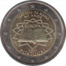 Монета. Португалия. 2 евро 2007 год. 50 лет подписания Римского договора. ав.
