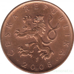 Монета. Чехия. 10 крон 2008 год.
