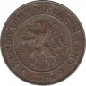 Монета. Бельгия. 10 сантимов 1894 год. (der Belgen). ав.
