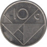 Монета. Аруба. 10 центов 1998 год. рев.
