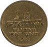 Аверс. Монета. Финляндия. 5 марок 1972 год.
