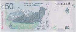 Банкнота. Аргентина. 50 песо 2018 год. Тип 263 (2).