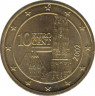 Монета. Австрия. 10 центов 2002 год. ав.