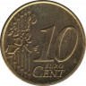 Монета. Австрия. 10 центов 2002 год. рев.