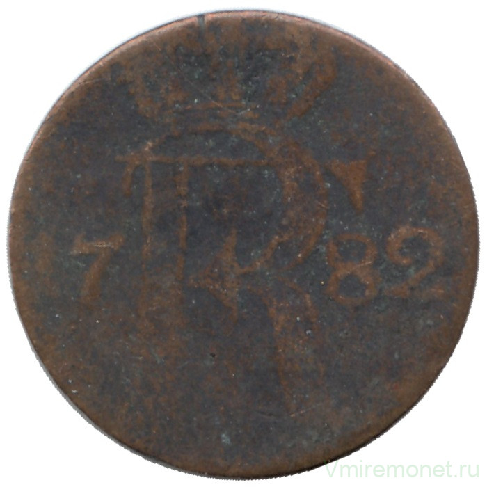 Монета. Германия. Пруссия. 1/24 талера 1782 год. Монетный двор - Берлин (А).