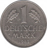 Монета. ФРГ. 1 марка 1983 год. Монетный двор - Карлсруэ (G). ав.