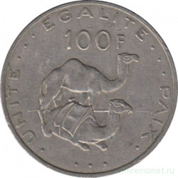 Монета. Джибути. 100 франков 2007 год.
