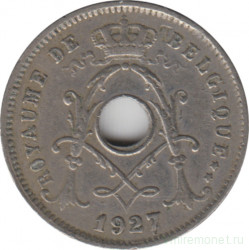 Монета. Бельгия. 5 сантимов 1927 год. BELGIQUE.