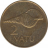 Монета. Вануату. 2 вату 1999 год. рев.