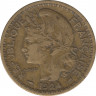 Монета. Того. 1 франк 1924 год. ав.