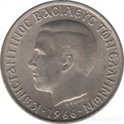 Монета. Греция. 2 драхмы 1966 год.