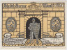 Бона. Нотгельд. Германия. Город Херне. 50 пфеннигов 1921 год. Вариант 602.1.2. ав.