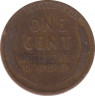 Монета. США. 1 цент 1912 год. рев.