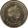 Монета. Австралия. 2 доллара 2022 год. 75 лет Австралийским миротворцам. рев.