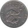 Монета. Джибути. 100 франков 1991 год. ав.