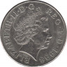 Монета. Великобритания. 5 фунтов 1998 год. 50 лет со дня рождения принца Чарльза. рев.
