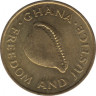 Монета. Гана. 1 седи 1984 год. рев.