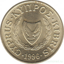 Монета. Кипр. 2 цента 1996 год.