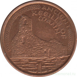 Монета. Великобритания. Остров Мэн. 1 пенни 2003 год.