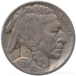 Монета. США. 5 центов 1935 год. Монетный двор D.