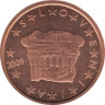 Монета. Словения. 2 цента 2009 год. ав.