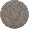 Монета. Венесуэла. 1 боливар 1929 год. рев.
