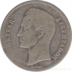 Монета. Венесуэла. 1 боливар 1929 год.