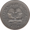 Монета. Папуа - Новая Гвинея. 10 тойя 2002 год. ав.