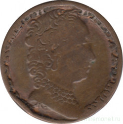Монета. Австрийские Нидерланды. 1 лиард 1750 год. Мария Терезия. (Рука).