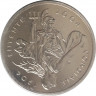 Монета. Великобритания. 5 фунтов 2004 год. 100 лет Англо-французскому «сердечному соглашению».