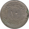 Монета. Османская империя. 10 пара 1909 (1327/8) год. ав.